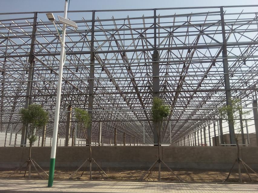 沅江汽车工业厂房网架